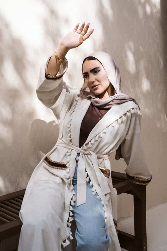 Rimal Ivory Kaftan 🌙