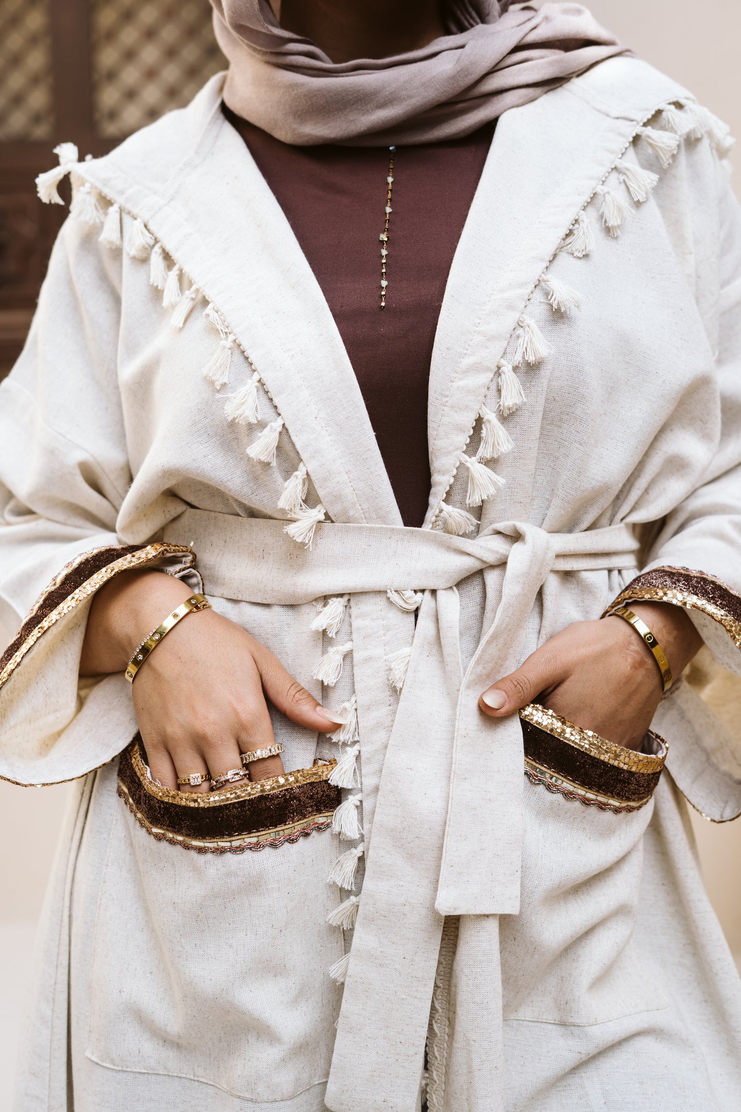 Rimal Ivory Kaftan π