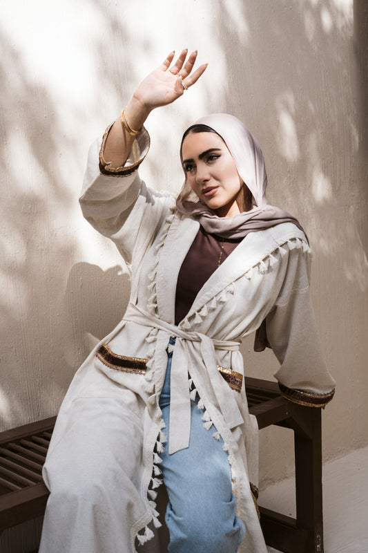 Rimal Ivory Kaftan 🌙